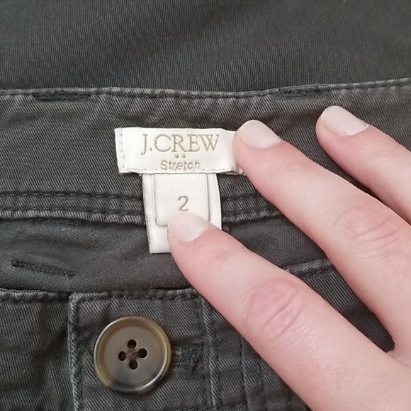 J Crew Stretch Cargo Capri Pant - Picture 2 of 7